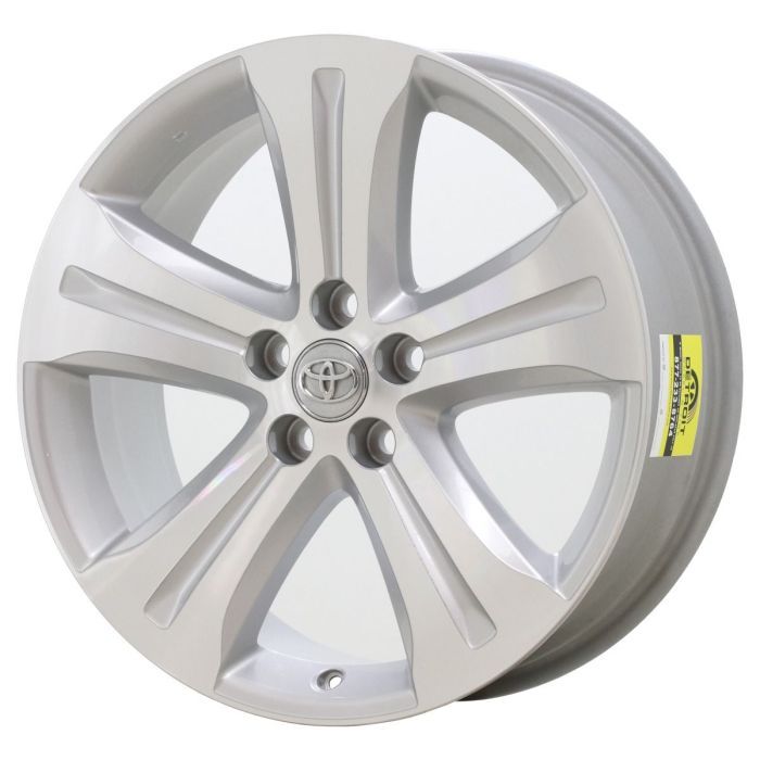 Toyota Highlander Wheel Rim Machined Silver 69536 Stock Factory OEM Replacement