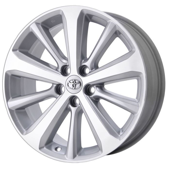 Toyota Highlander Wheel Rim Machined Silver 69548 Stock Factory OEM Replacement