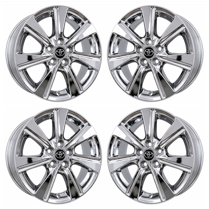 Toyota Highlander Wheel Rim PVD Bright Chrome 69580 Stock Factory OEM Replacement