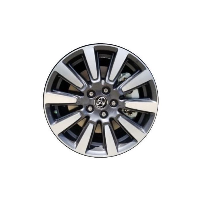 Toyota Sienna Wheel Rim Machined Grey 69583 Stock Factory OEM Replacement