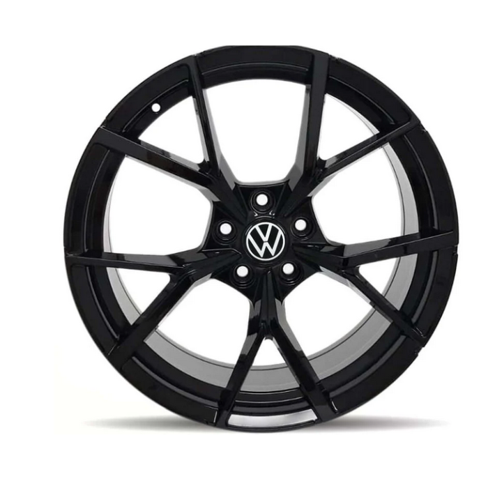Volkswagen Golf R Wheel Rim Gloss Black 69641 Stock Factory OEM Replacement