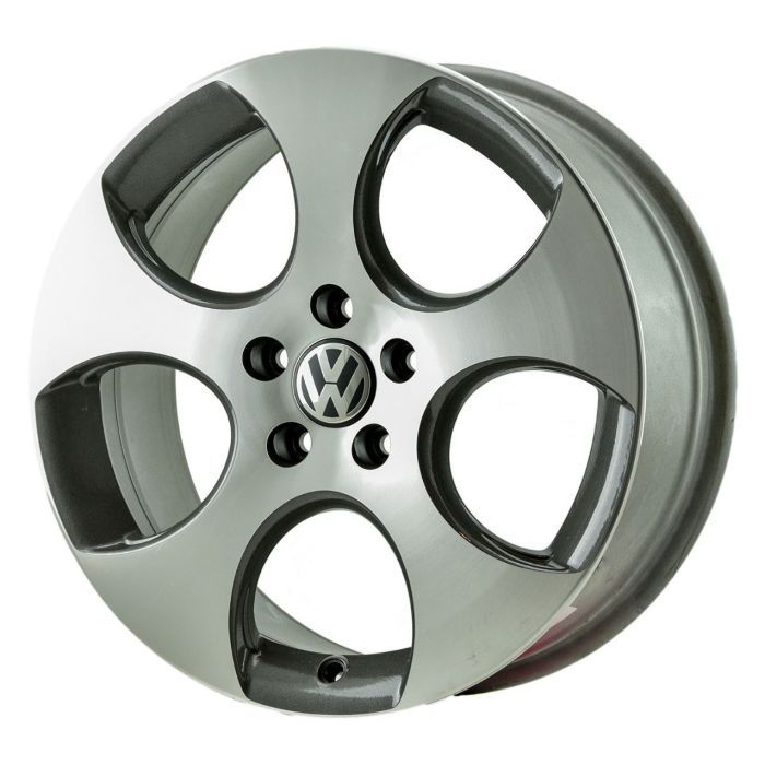 Volkswagen Golf Wheel Rim Machined Grey 69822 Stock Factory OEM Replacement