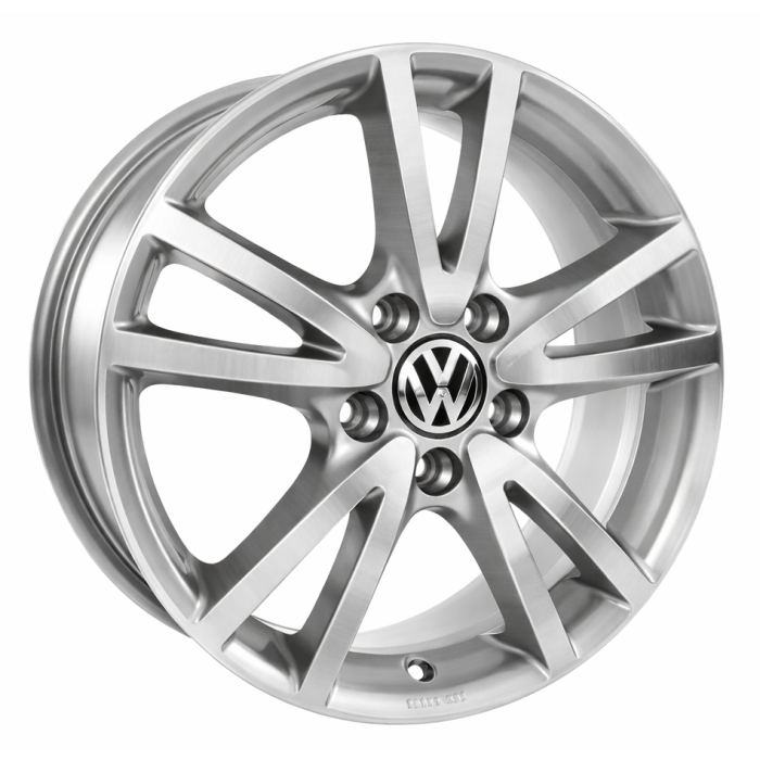 Volkswagen Golf Wheel Rim Machined Silver 69852 Stock Factory OEM Replacement