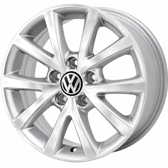 Volkswagen Jetta Wheel Rim Machined Silver 69897 Stock Factory OEM Replacement