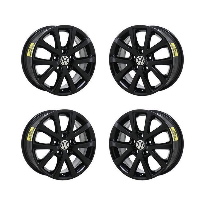 Volkswagen Jetta Exchange Wheels Set of 4-Exchange Rims Set of 4 Gloss Black 69897