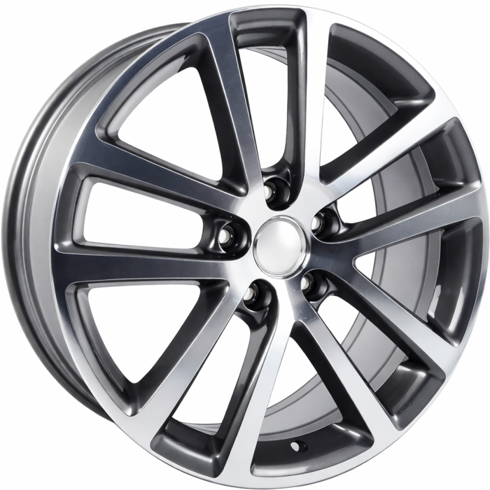 Volkswagen Golf Wheel Rim Machined Grey 69909 Stock Factory OEM Replacement