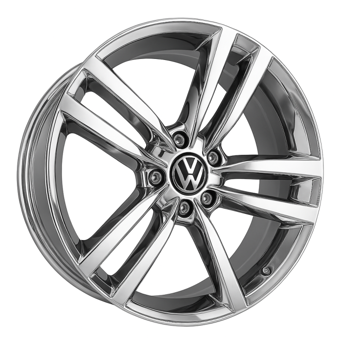 Volkswagen Touareg Wheel Rim PVD Bright Chrome 69917 Stock Factory OEM Replacement