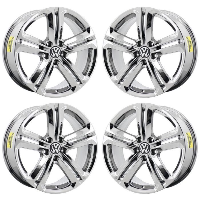 Volkswagen CC Wheel Rim PVD Bright Chrome 69924 Stock Factory OEM Replacement