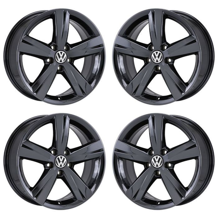 Volkswagen Passat Wheel Rim PVD Black Chrome 69928 Stock Factory OEM Replacement
