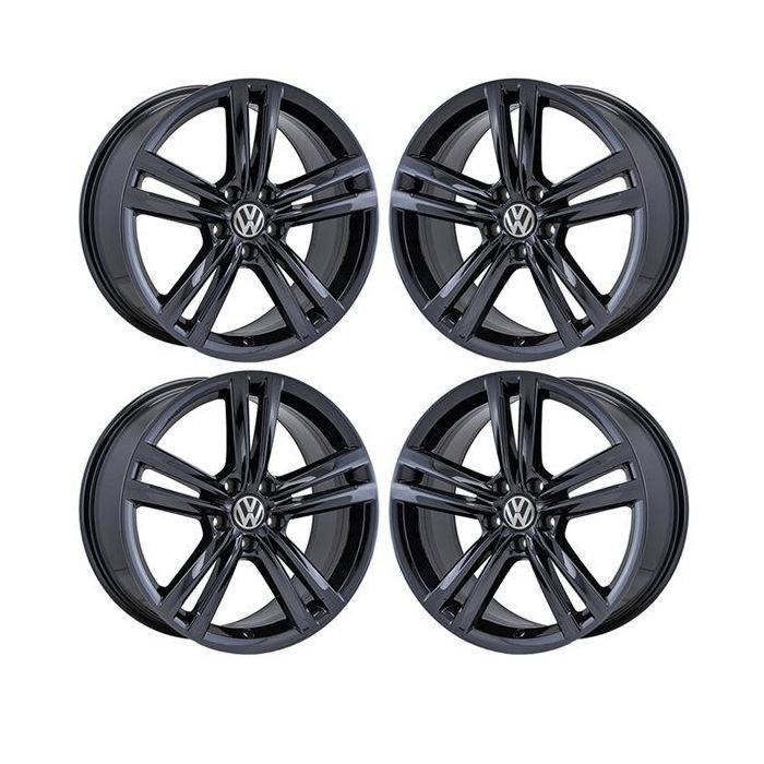 Volkswagen Passat Wheel Rim PVD Black Chrome 69929 Stock Factory OEM Replacement