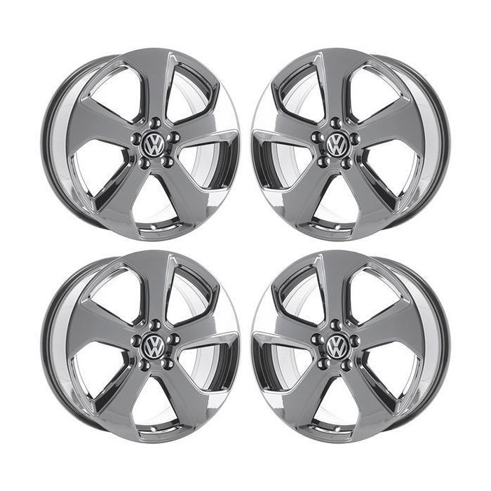 Volkswagen Golf Wheel Rim PVD Bright Chrome 69980 Stock Factory OEM Replacement