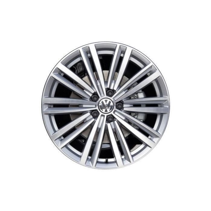 Volkswagen Passat Wheel Rim Machined Silver 69983 Stock Factory OEM Replacement