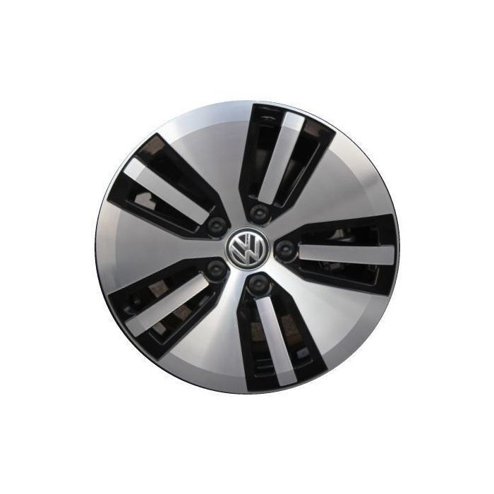 Volkswagen Golf Wheel Rim Machined Black 69988 Stock Factory OEM Replacement