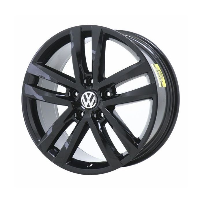 Volkswagen Touareg Wheel Rim Gloss Black 69996 Stock Factory OEM Replacement