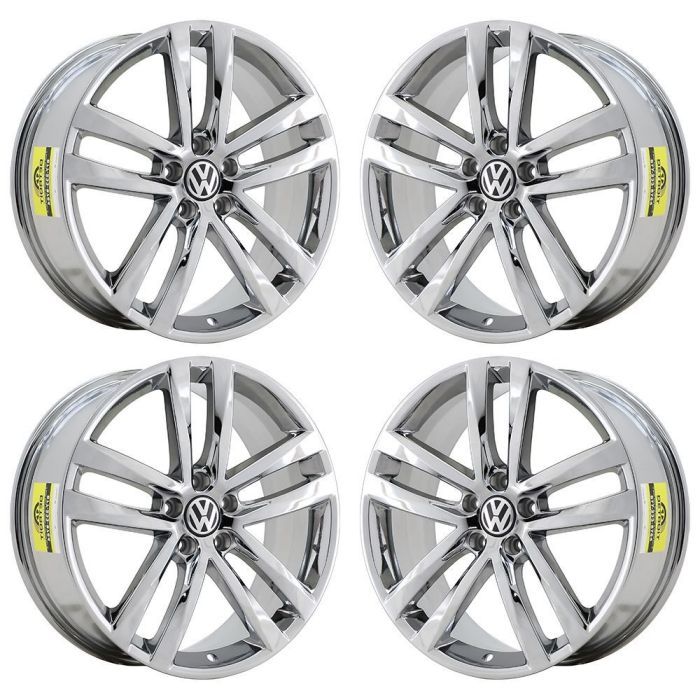 Volkswagen Passat Wheel Rim PVD Bright Chrome 70002 Stock Factory OEM Replacement