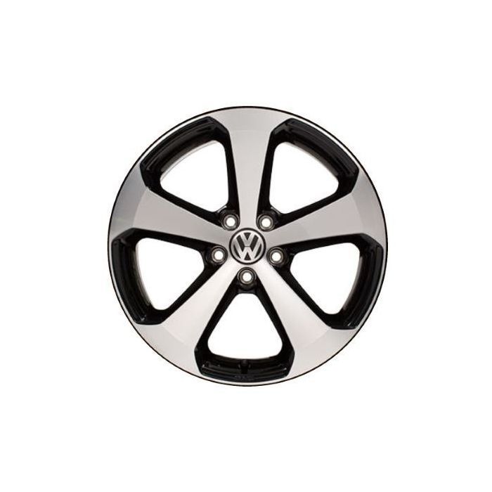 Volkswagen CC Wheel Rim Machined Black 70005 Stock Factory OEM Replacement