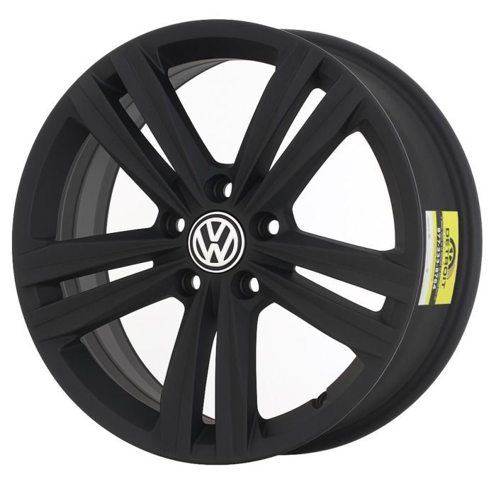 Volkswagen Jetta Wheel Rim Satin Black 70046 Stock Factory OEM Replacement