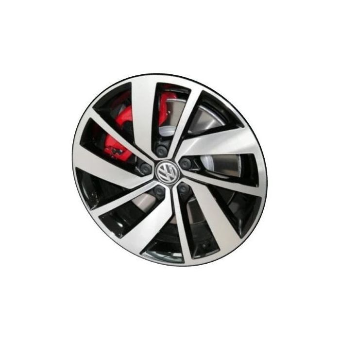 Volkswagen Jetta Wheel Rim Machined Black 70060 Stock Factory OEM Replacement
