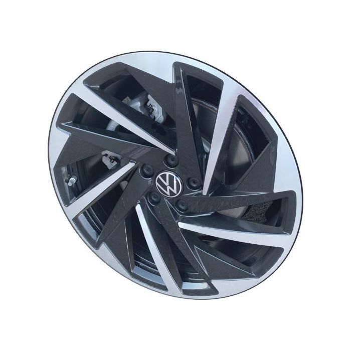 Volkswagen Arteon Wheel Rim Machined Black 70072 Stock Factory OEM Replacement