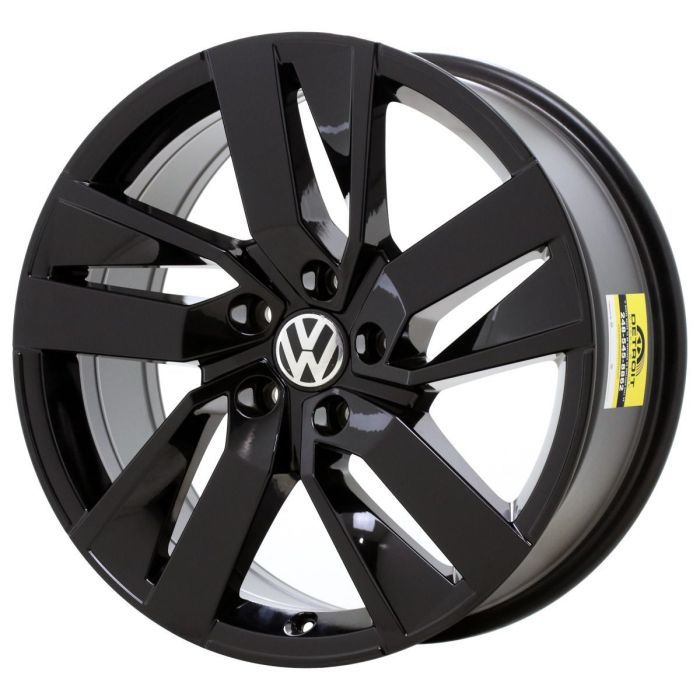 Volkswagen Atlas Wheel Rim Gloss Black 70073 Stock Factory OEM Replacement