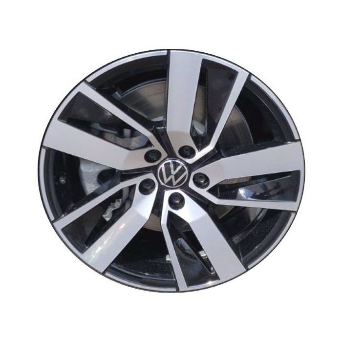 Volkswagen Atlas Wheel Rim Machined Black 70073 Stock Factory OEM Replacement