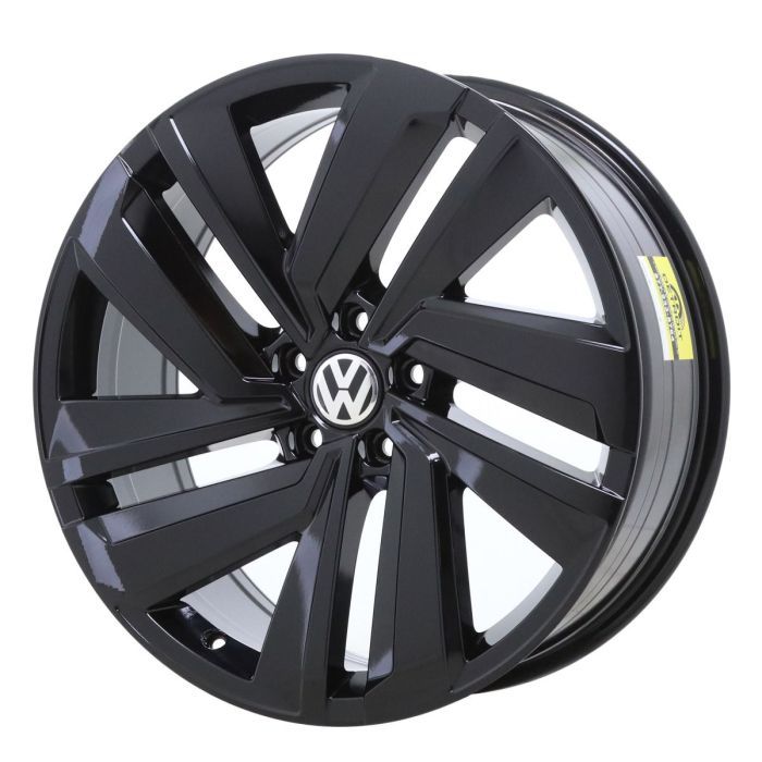 Volkswagen Atlas Wheel Rim Gloss Black 70076 Stock Factory OEM Replacement