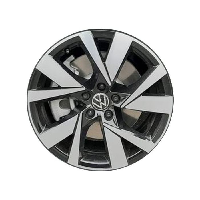 Volkswagen Atlas Cross Sport Wheel Rim Machined Black 70080 Stock Factory OEM Replacement