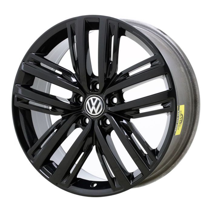 Volkswagen Tiguan Wheel Rim Gloss Black 70091 Stock Factory OEM Replacement