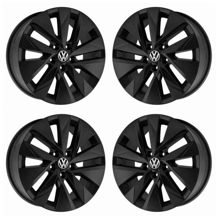 Exchange Wheels Set of 4-Exchange Rims Set of 4 Satin Black 70096
