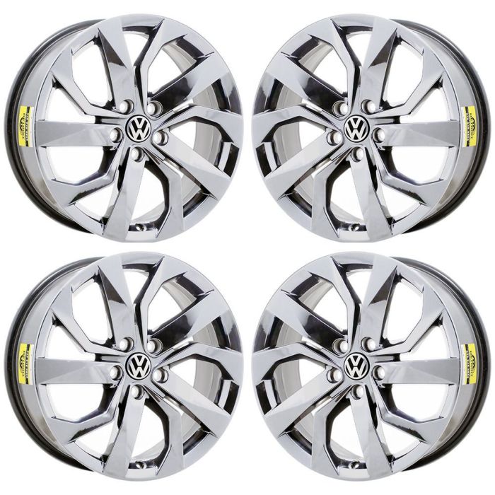 Volkswagen Taos Wheel Rim PVD Bright Chrome 70098 Stock Factory OEM Replacement