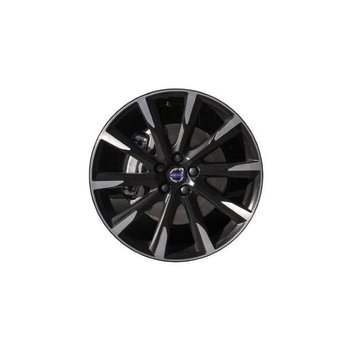 Volvo S60 Wheel Rim Machined Black 70395 Stock Factory OEM Replacement