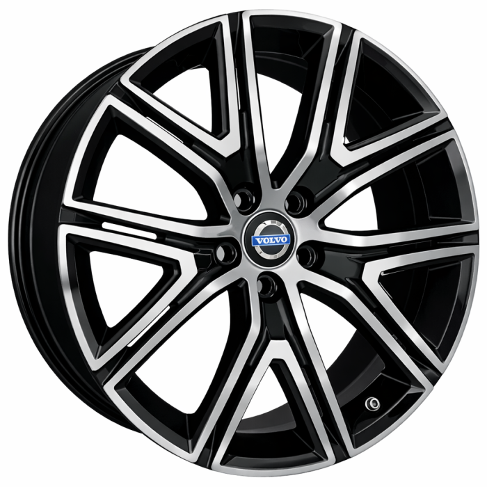 Volvo S60 Wheel Rim Machined Black 70429 Stock Factory OEM Replacement