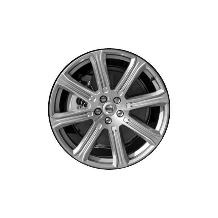 Volvo S90 Wheel Rim Machined Silver 70434 Stock Factory OEM Replacement