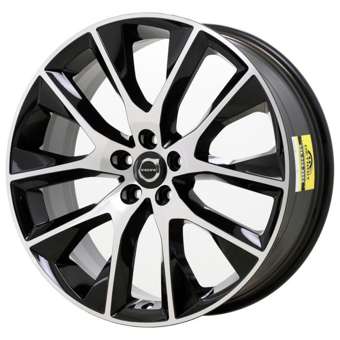 Volvo V90 Wheel Rim Machined Black 70454 Stock Factory OEM Replacement