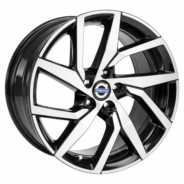 Volvo S60 Wheel Rim Machined Black 70468 Stock Factory OEM Replacement