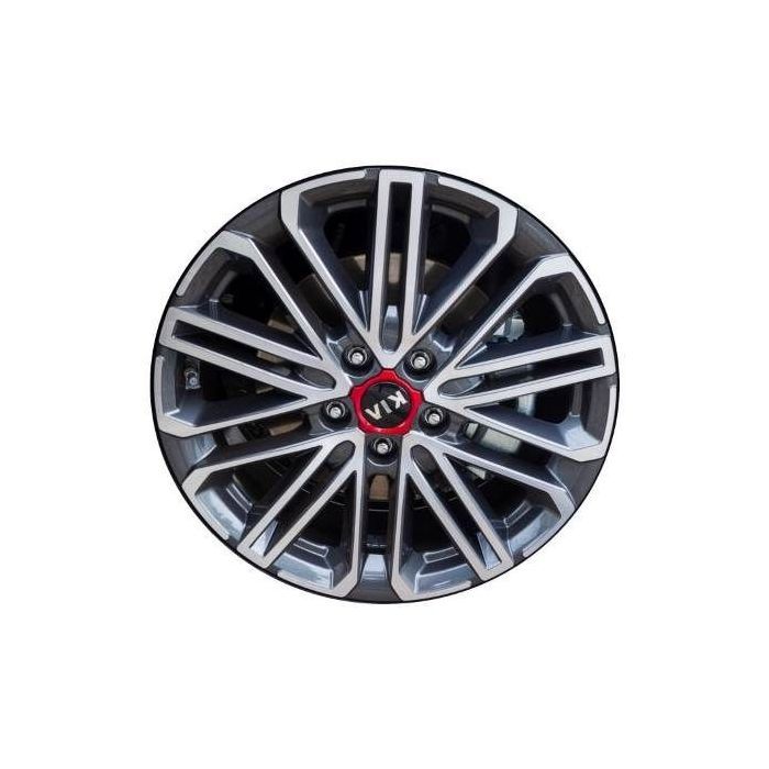 Kia Forte Wheel Rim Machined Grey 74804 Stock Factory OEM Replacement