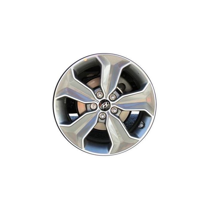 Hyundai Santa Fe Wheel Rim Machined Grey 70848 Stock Factory OEM Replacement