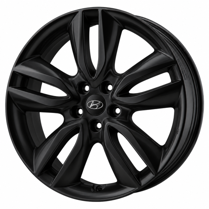 Hyundai Santa Fe Wheel Rim Satin Black 70853 Stock Factory OEM Replacement