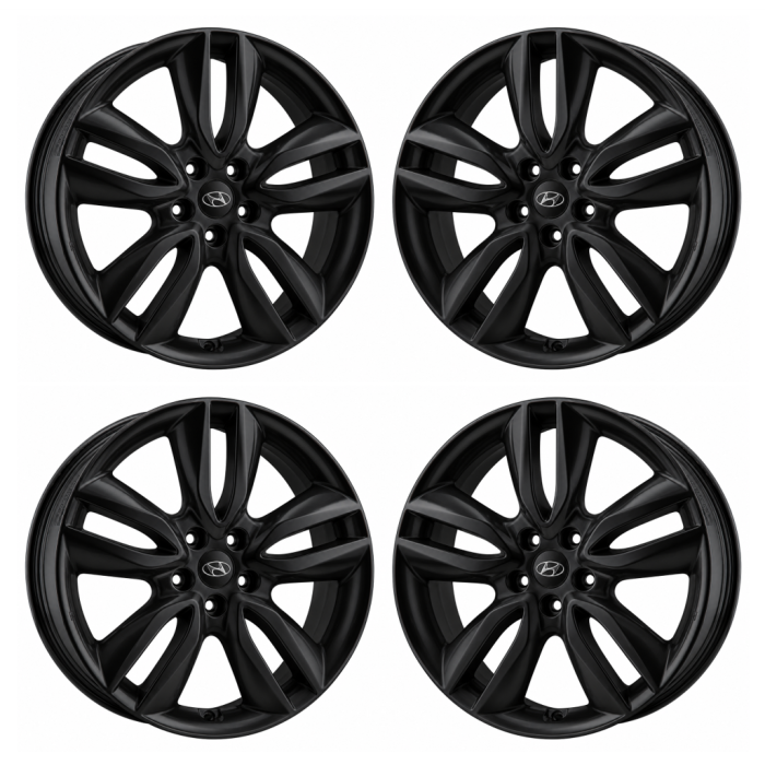 Hyundai Santa Fe Exchange Wheels Set of 4-Exchange Rims Set of 4 Satin Black 70853