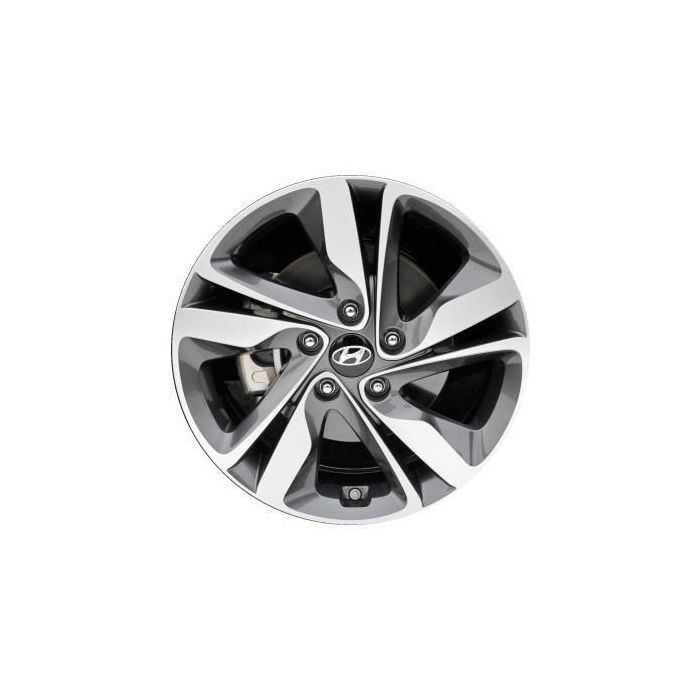 Hyundai Elantra Wheel Rim Machined Grey 70860 Stock Factory OEM Replacement