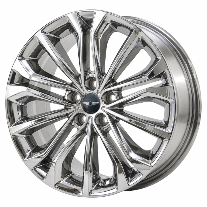 Hyundai Genesis Wheel Rim PVD Bright Chrome 70870 Stock Factory OEM Replacement