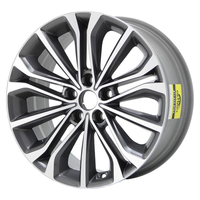 Hyundai Genesis Wheel Rim Machined Grey 70870 Stock Factory OEM Replacement