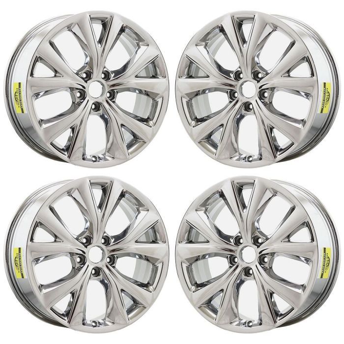 Hyundai Santa Fe Wheel Rim PVD Bright Chrome 70910 Stock Factory OEM Replacement