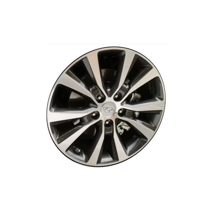 Hyundai Elantra Wheel Rim Machined Grey 70926 Stock Factory OEM Replacement