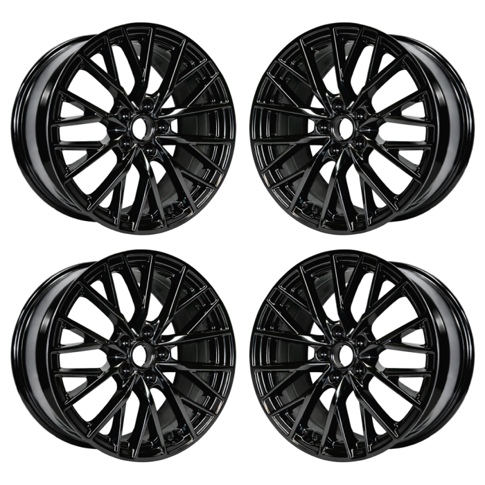 Genesis G80 Exchange Wheels Set of 4-Exchange Rims Set of 4 Gloss Black 70930 (F)