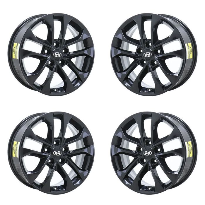 Hyundai Santa Fe Exchange Wheels Set of 4-Exchange Rims Set of 4 Gloss Black 70946
