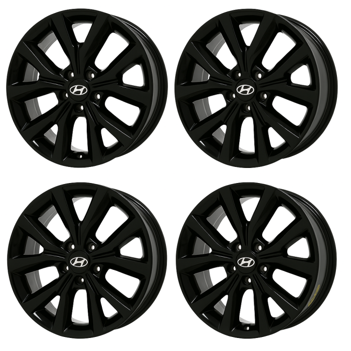 Hyundai Palisade Exchange Wheels Set of 4-Exchange Rims Set of 4 Glosas Black 70971
