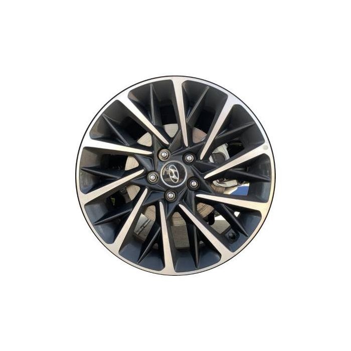 Hyundai Sonata Wheel Rim Machined Black 70985 Stock Factory OEM Replacement