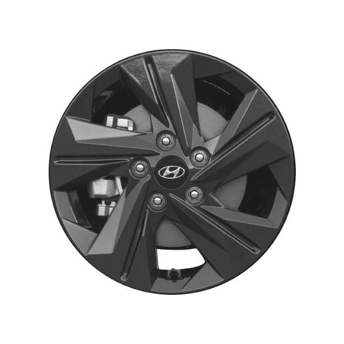 Hyundai Elantra Wheel Rim Hyper Black 71002 Stock Factory OEM Replacement