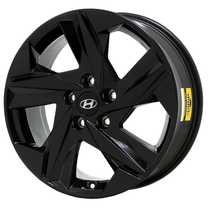 Hyundai Elantra Wheel Rim Gloss Black 71003 Stock Factory OEM Replacement
